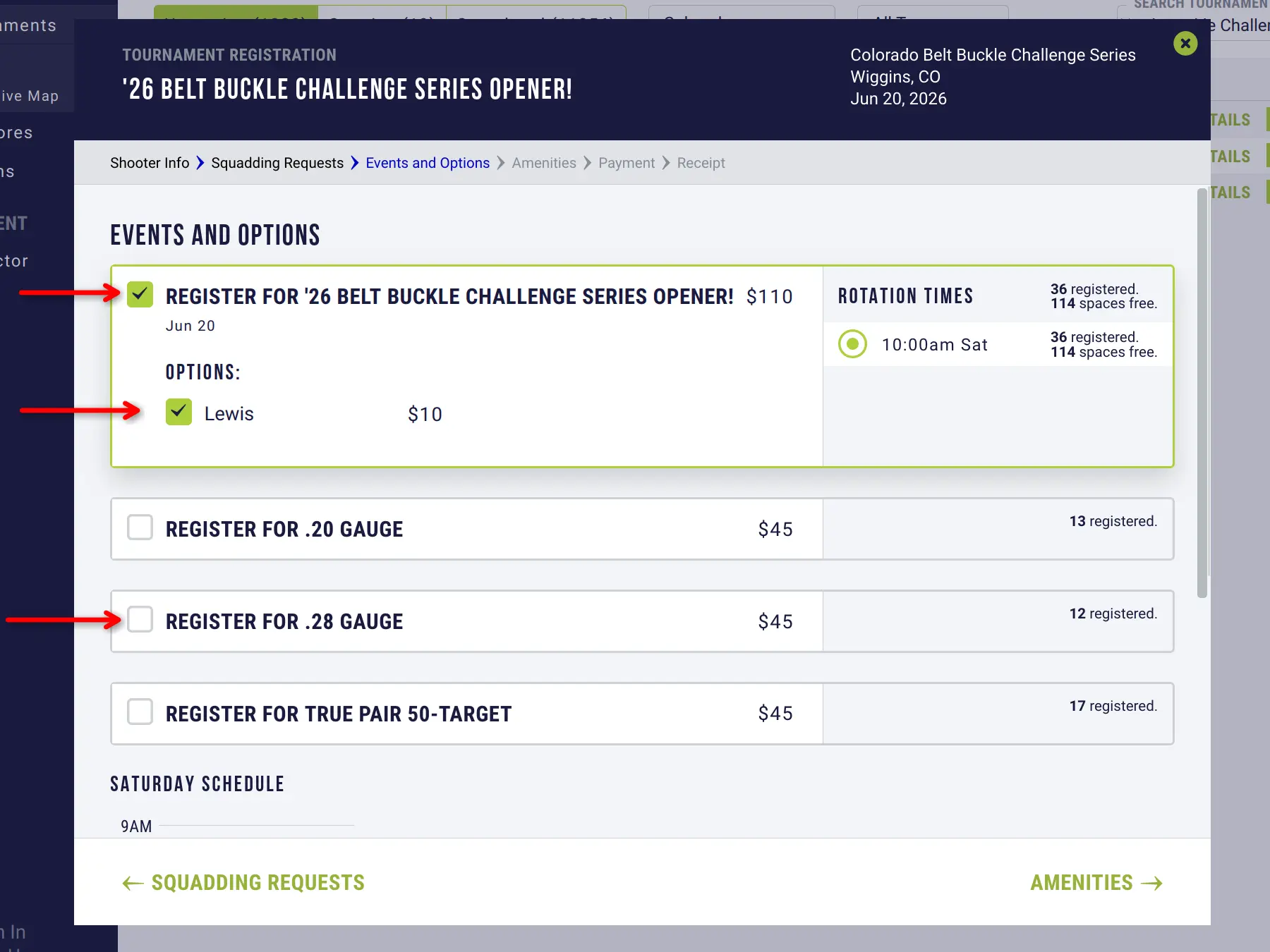 scorechaser screen shot